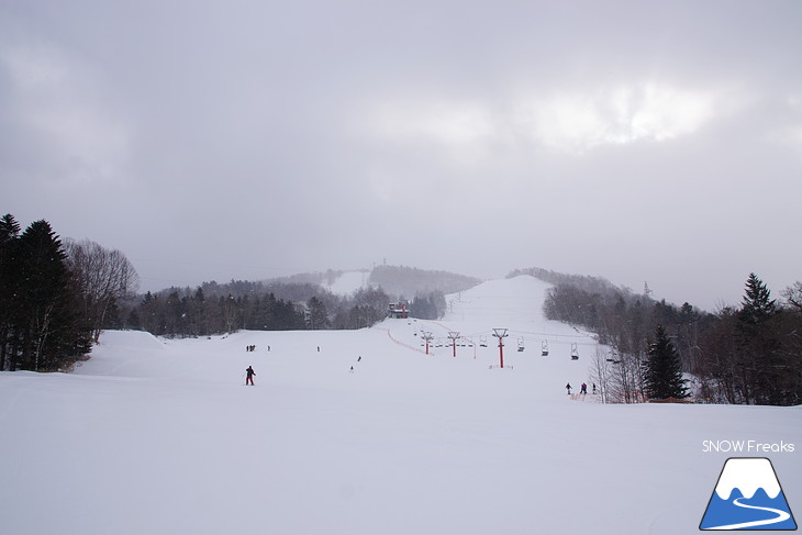 日高国際スキー場 極上パウダーの日高山脈を滑る。